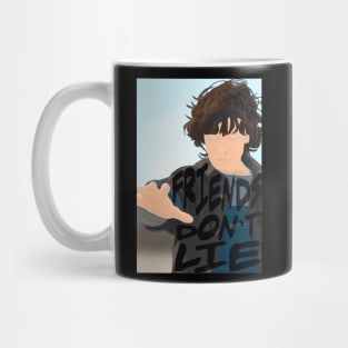 Eleven says Friends Don't Lie Mug